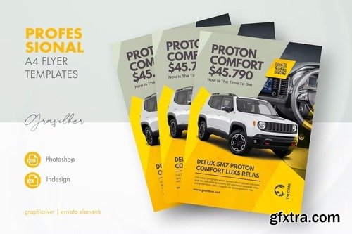 Car Sales Flyer Templates PJJAX4K