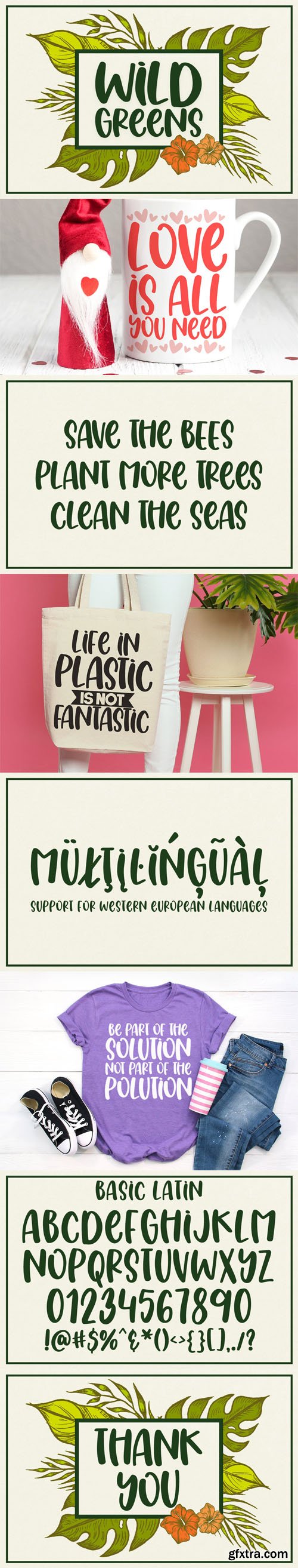 Wild Greens - Handwritten Font