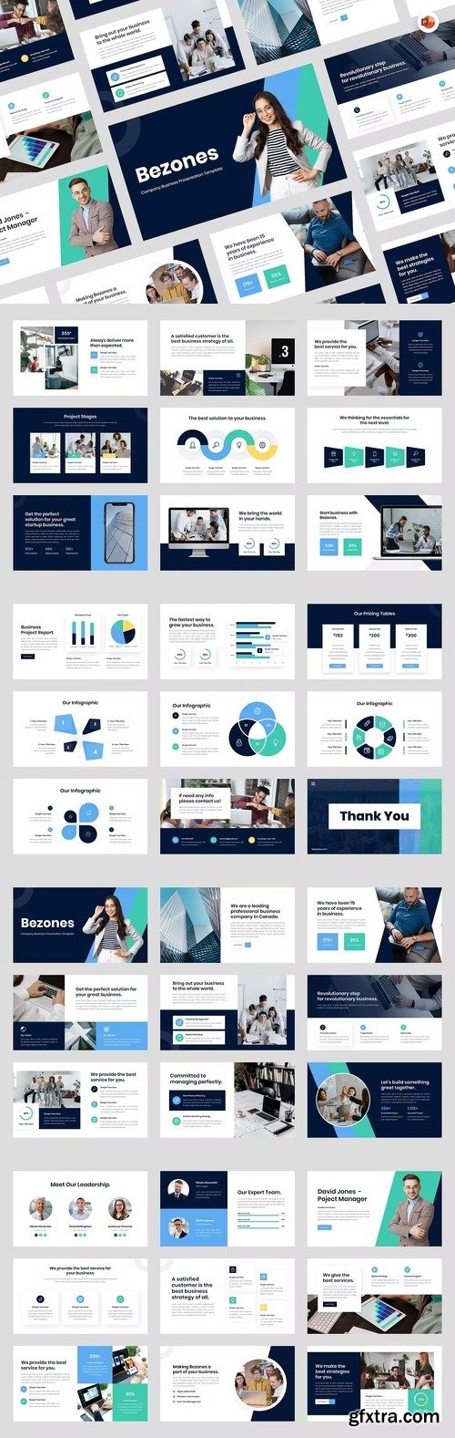 Bezones - Company Business PowerPoint Template E2QPPHY