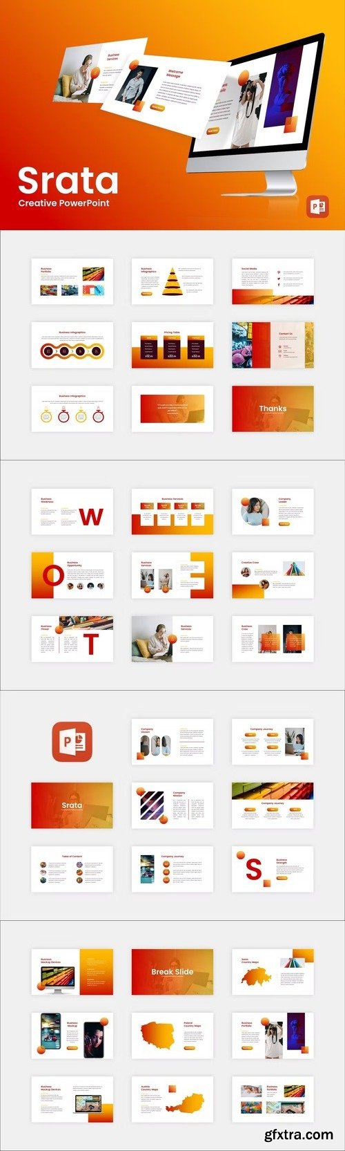 Srata - Creative PowerPoint Template ZQNBAAZ