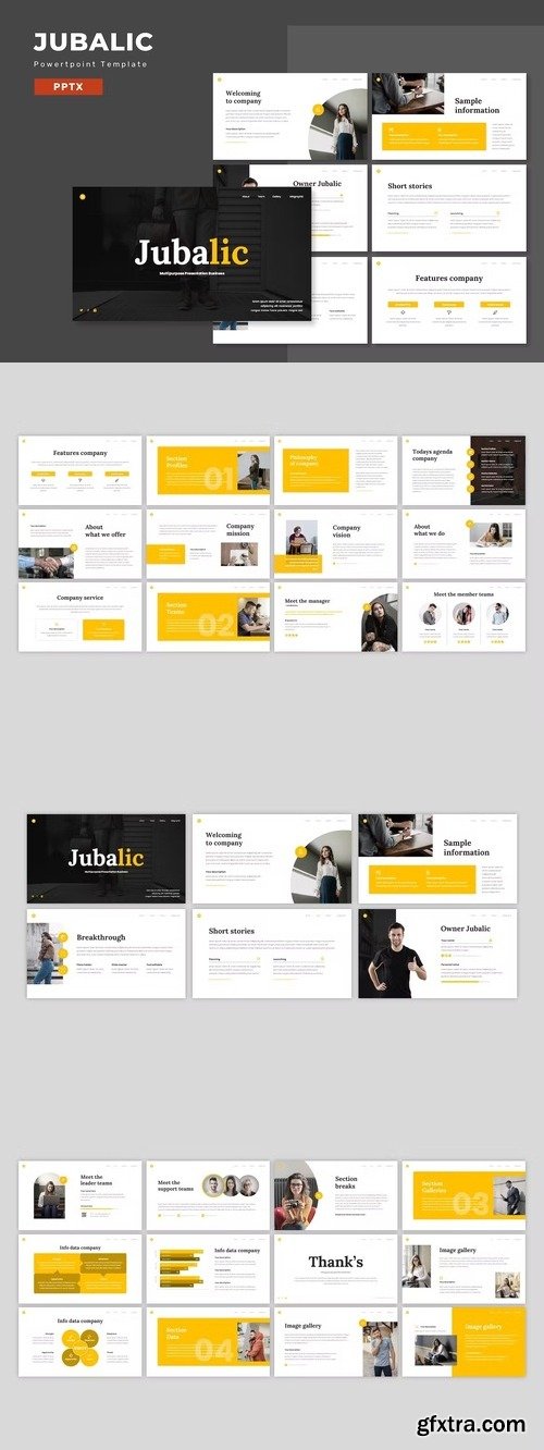 Jubalic - Multipurpose Powerpoint Template LH453V6