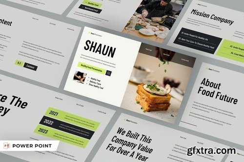 SHAUN Healthy Food PPT Presentation Templates YCTE3T9