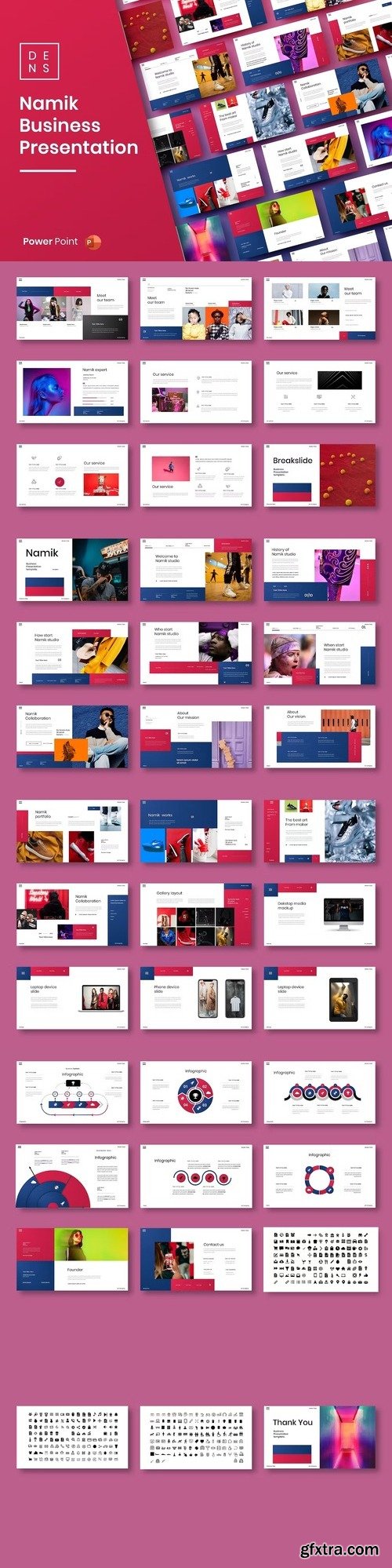 Namik – Business PowerPoint Template SP3MJSB