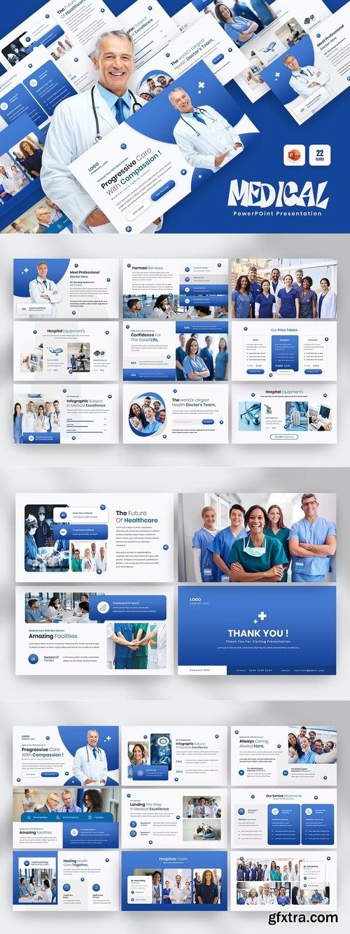 Medically Medical PowerPoint Presentation Template PWHF54B