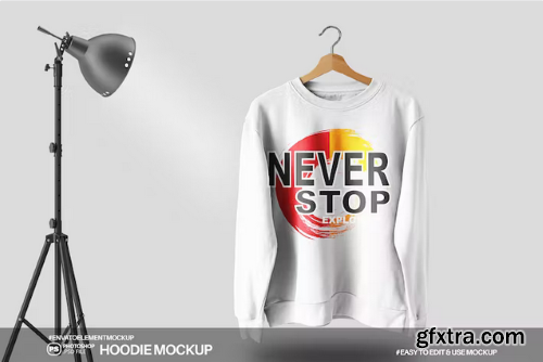 Hoodie Front Mockup Design