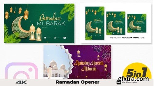 Videohive Ramadan Opener 5 in 1 43988778