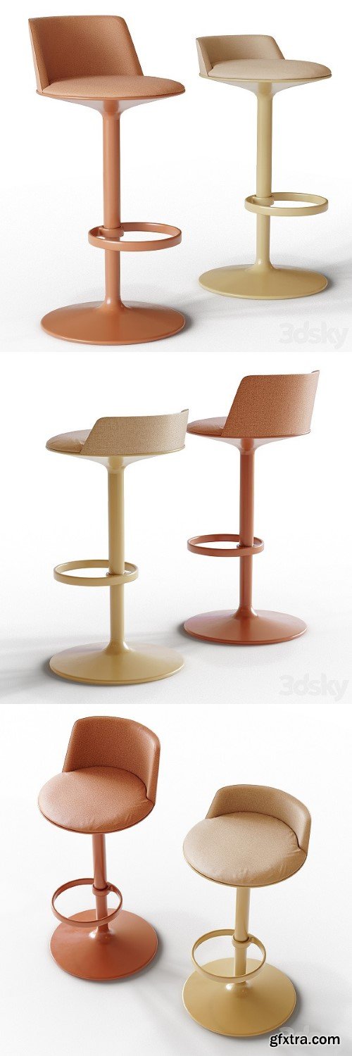 Pro 3DSky - Bar Stool HULA 46 Andreu World