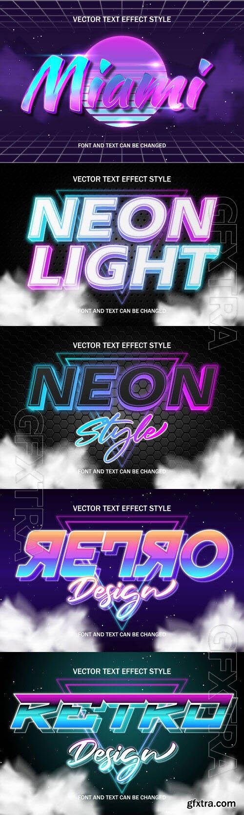 Vector 3d text editable, text effect font design
 set vol 84 