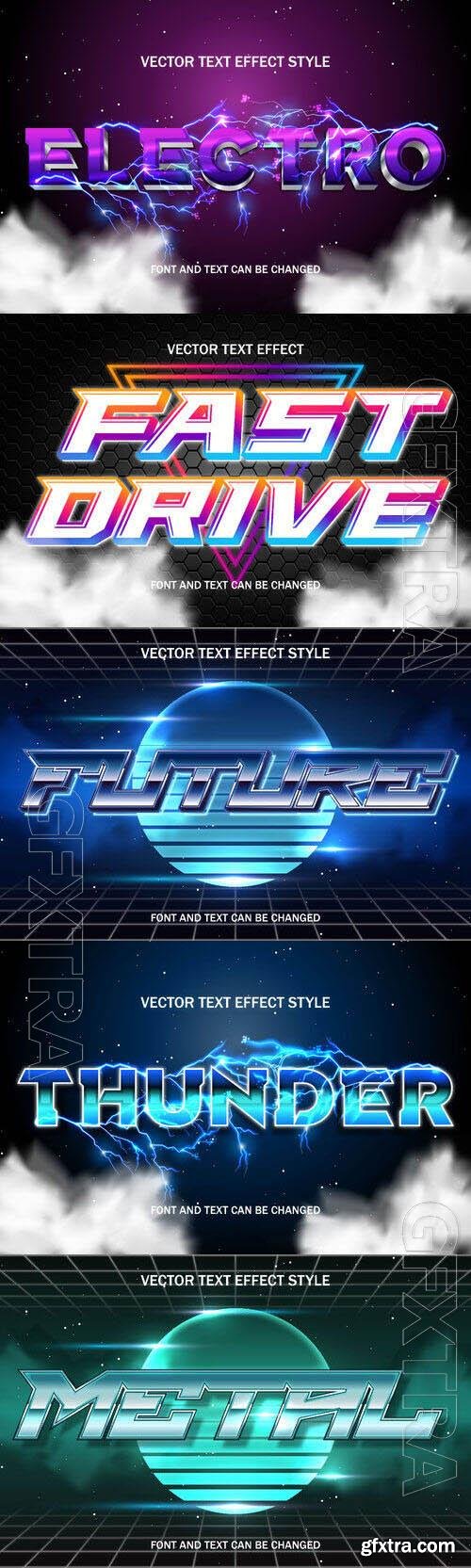 Vector 3d text editable, text effect font design
 set vol 76 