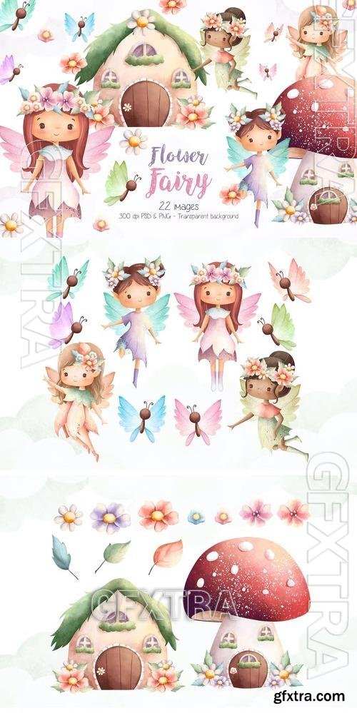 Flower Fairy Clipart TQNAQWH