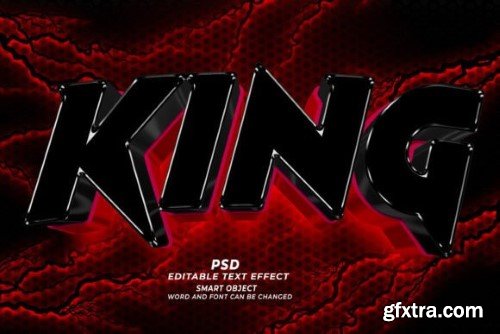 PSD King 3d Editable Text Effect