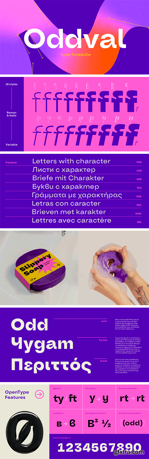 Oddval Font Family