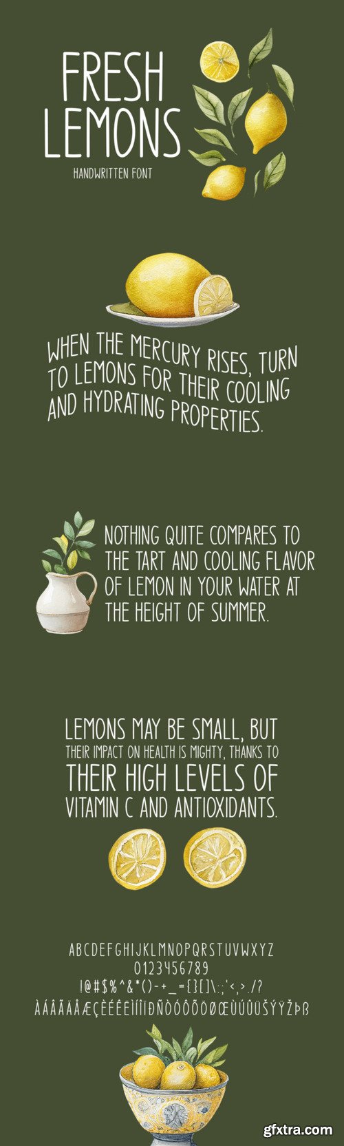 Fresh Lemons Font