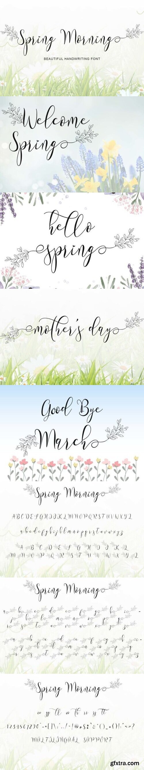 Spring Morning Font