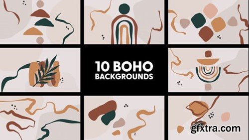 Videohive Boho Backgrounds 44254213