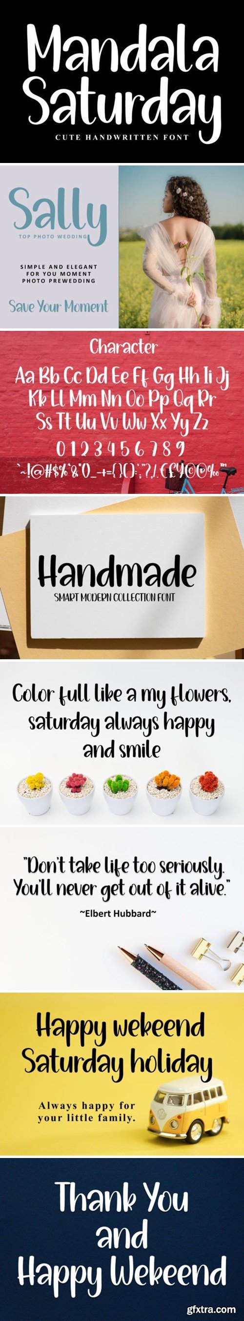 Mandala Saturday Font