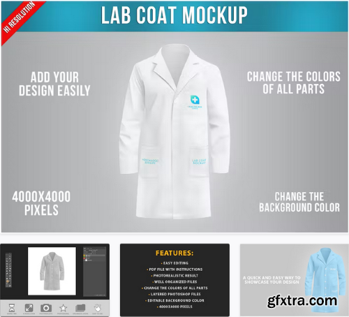 Lab Coat Mockup