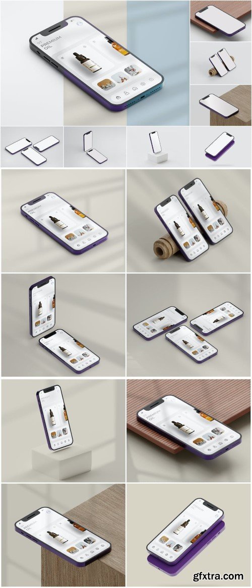iPhone Mockup set
