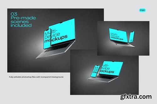 Multi Device Mockups Float UPCCV3C