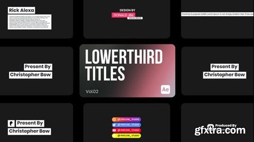 Videohive Lowerthird Titles 02 for After Effects 44221376