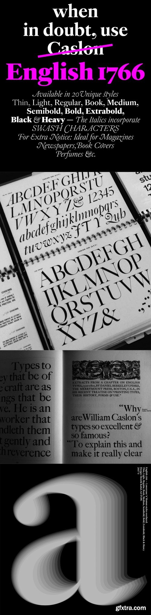 A2 English 1766 Font Family