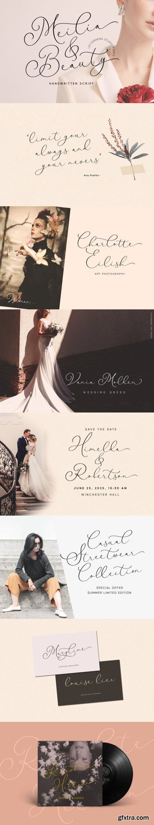 Meilia & Beauty Font