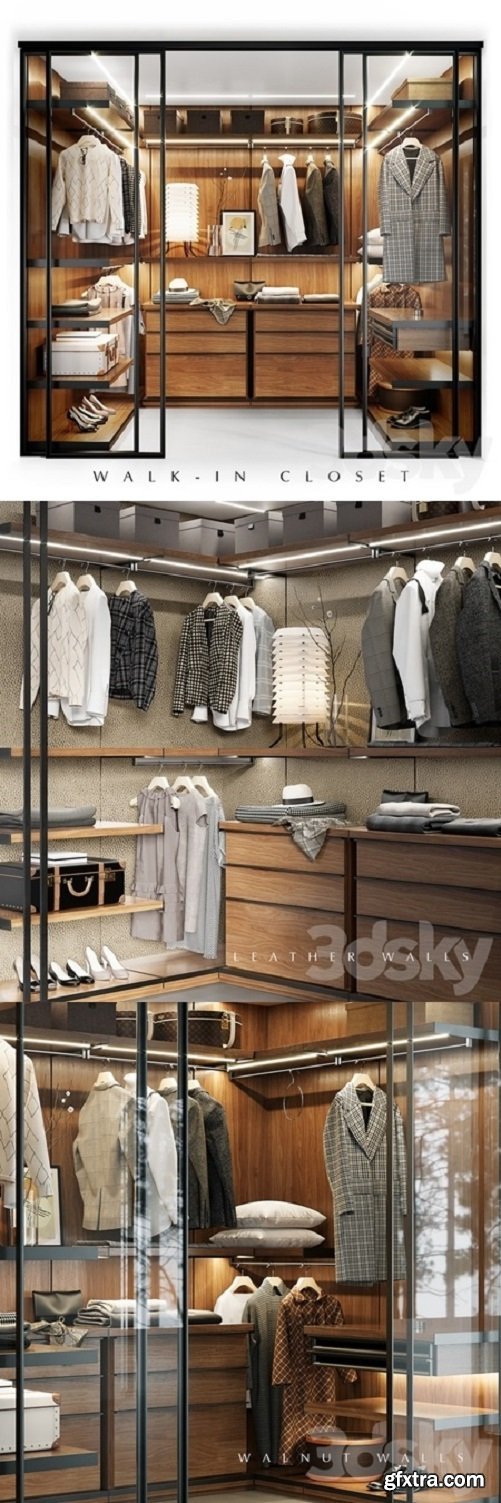 Pro 3DSky - Molteni WALK-IN CLOSET