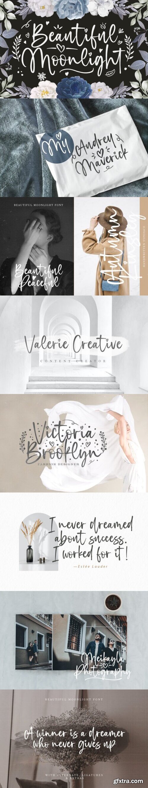 Beautiful Moonlight Font