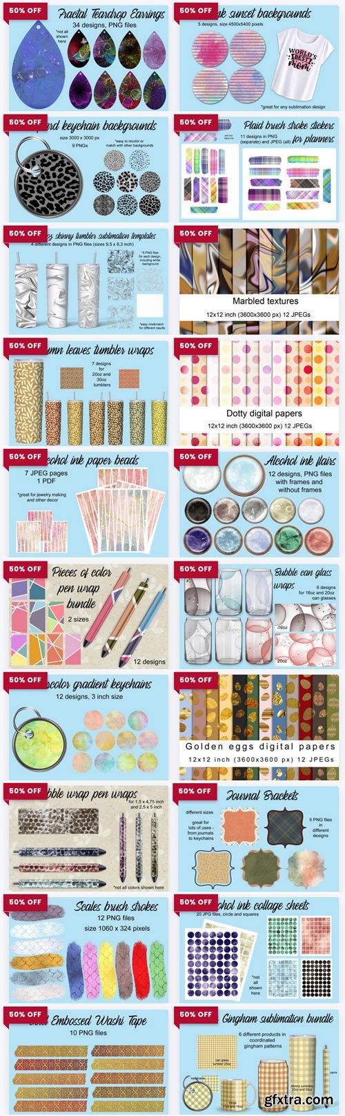 Big Crafter's Bundle - 45 Premium Graphics