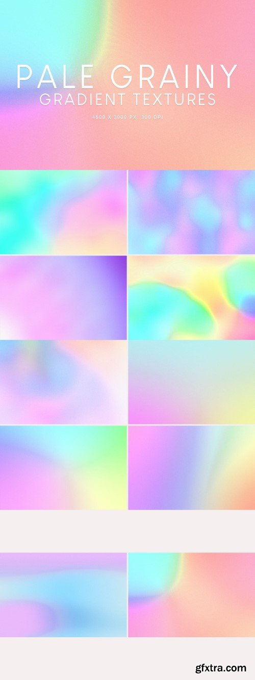 Pale Grainy Gradient Textures