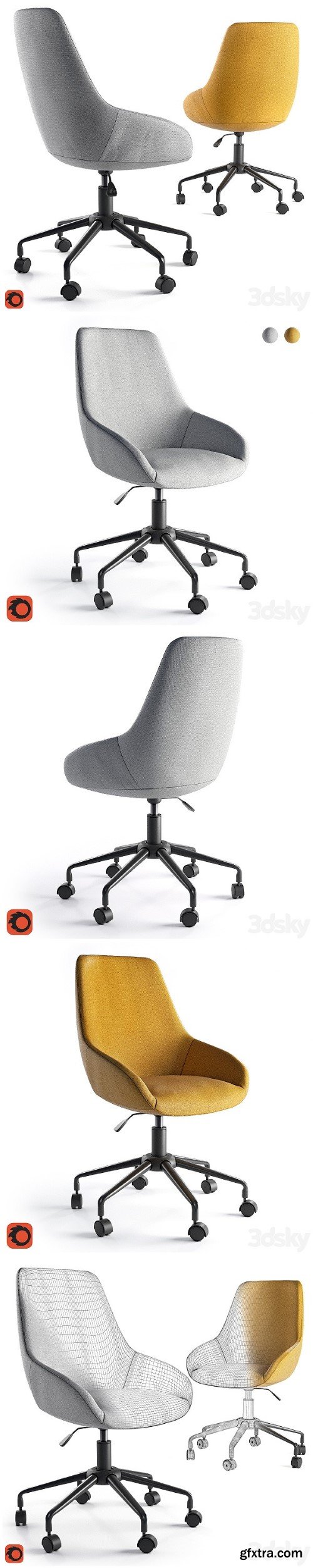 Pro 3DSky - Office Chair La Redoute ASTING