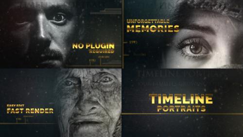 Videohive - Timeline Portraits Slideshow - 43650097 - 43650097