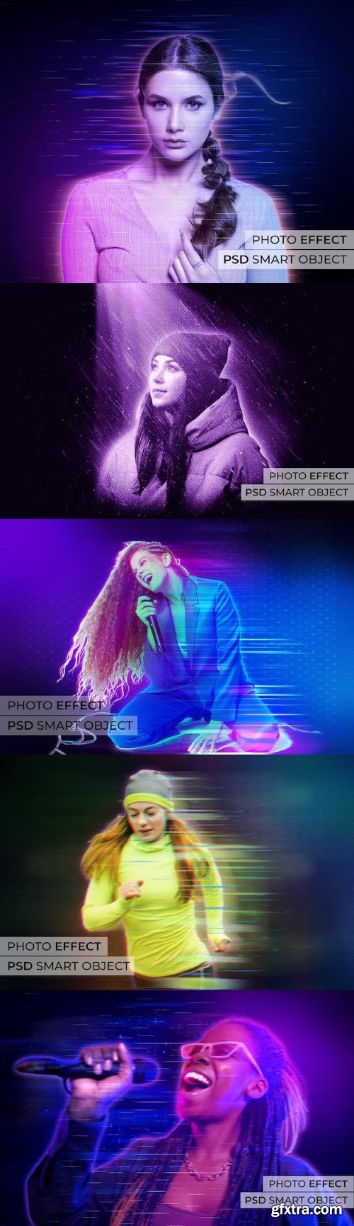 Photo effect hologram design