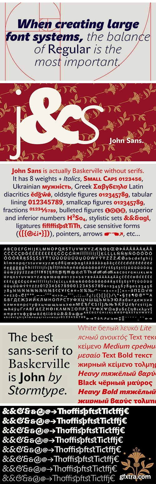 John Sans Font Family (Updated)