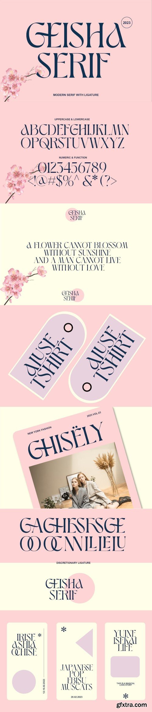 Geisha Serif font