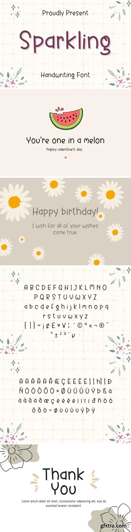 Sparkling Font