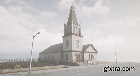 Unreal Engine Marketplace - Abandoned Church Building (4.18, 4.21 - 4.27, 5.0 - 5.1)