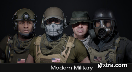 Unreal Engine Marketplace - ModernMilitary Bundle (4.26 - 4.27, 5.0 - 5.1)