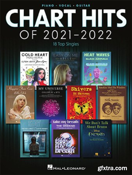 Chart Hits of 2021-2022 18 Top Singles Arranged for PianoVocalGuitar