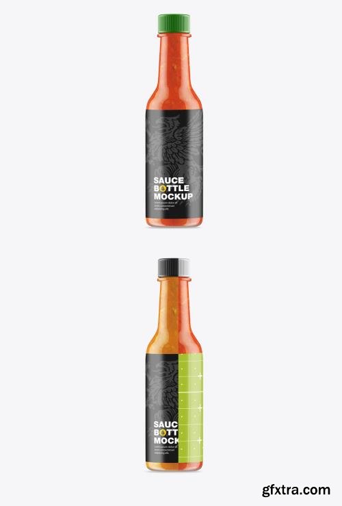 Glass Sauce Bottle Mockup 480214154