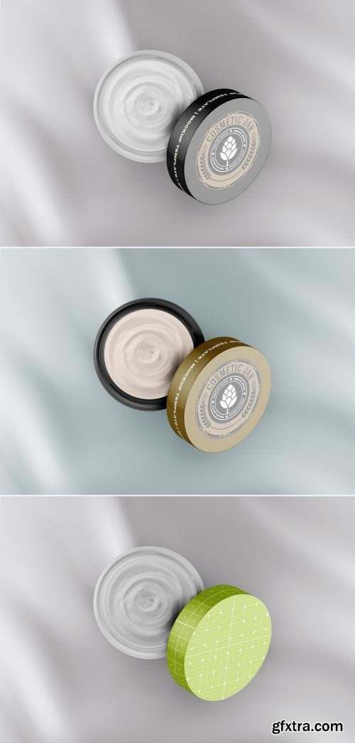 Cream Cosmetic Jar Mockup 479860887