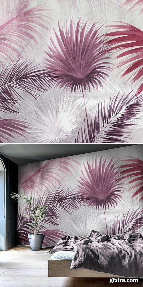 Tropical Plants - Wallpaper for interior design