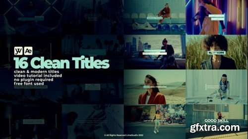 Videohive Clean Titles 44235925