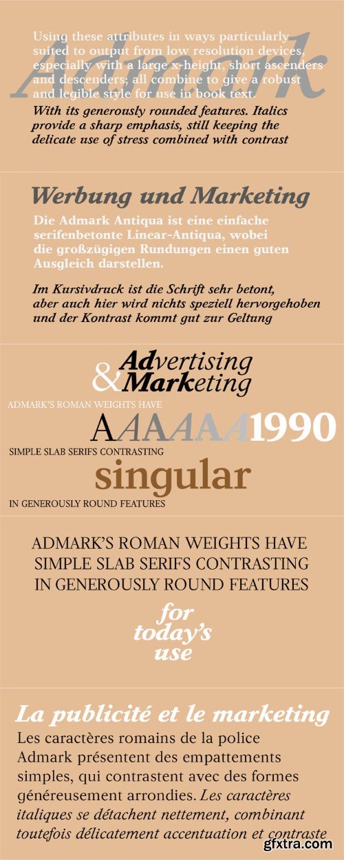 Admark Font Family