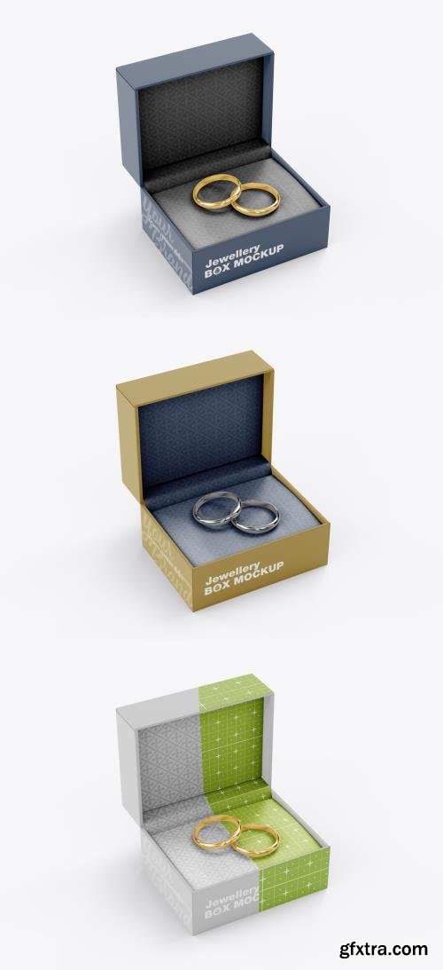 Wedding Rings Box Mockup 486361254