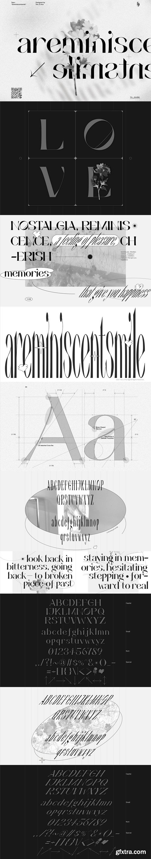 areminiscentsmile - Serif Typeface