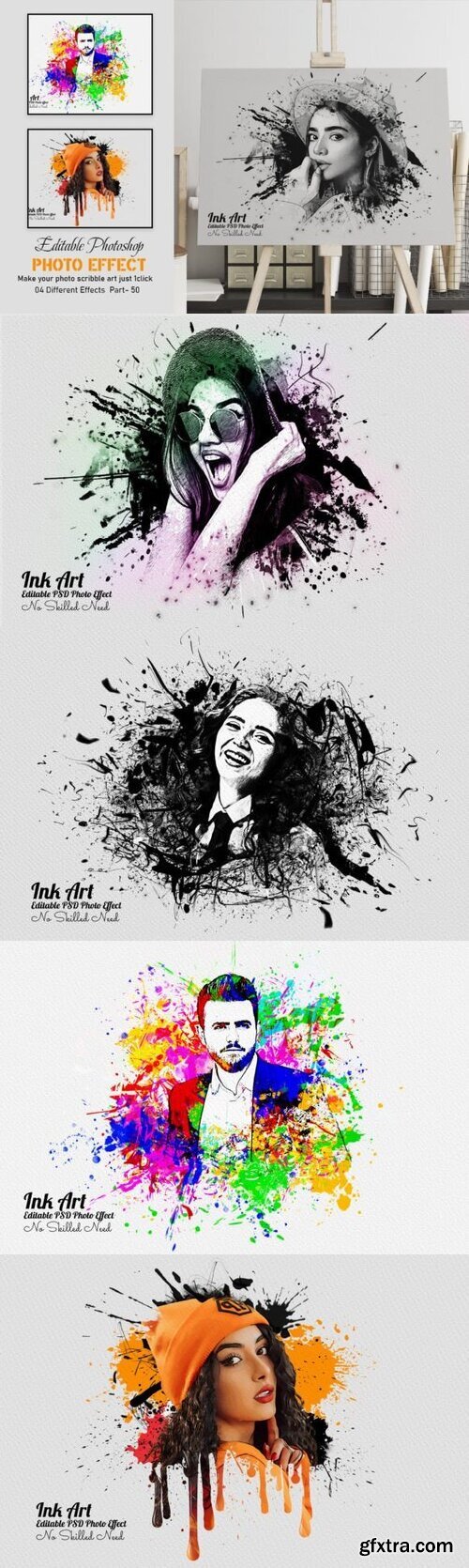 Ink Art Photoshop Photo Effect