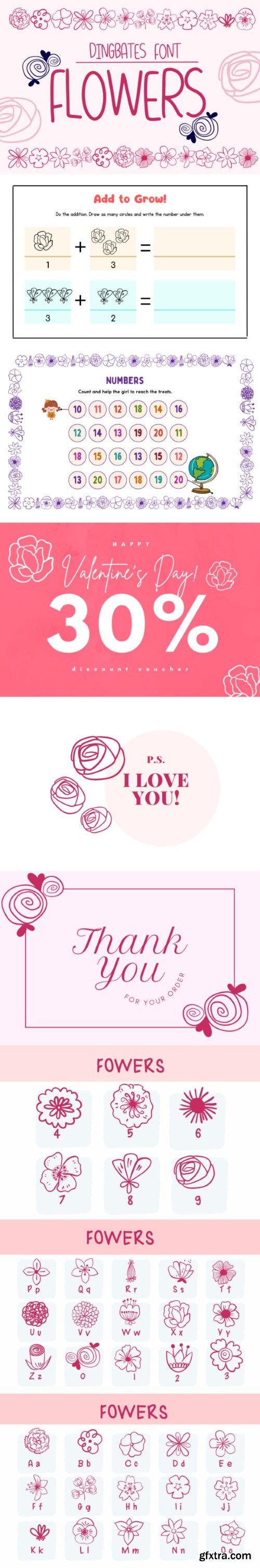 Flowers Font