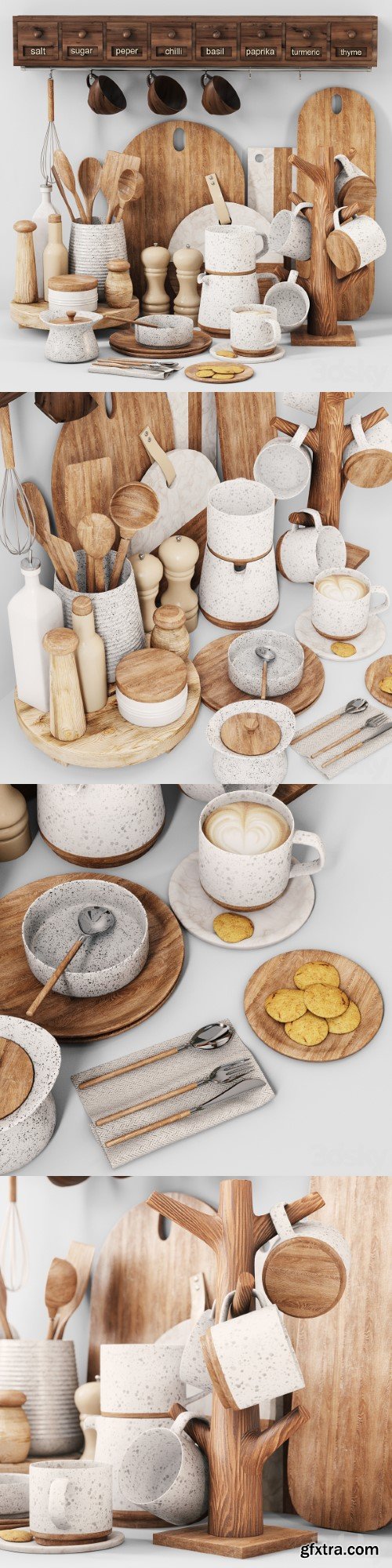 kitchen_set_003 | Vray