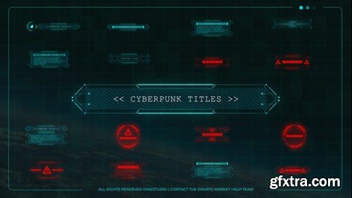 Videohive Cyberpunk titles 44266709